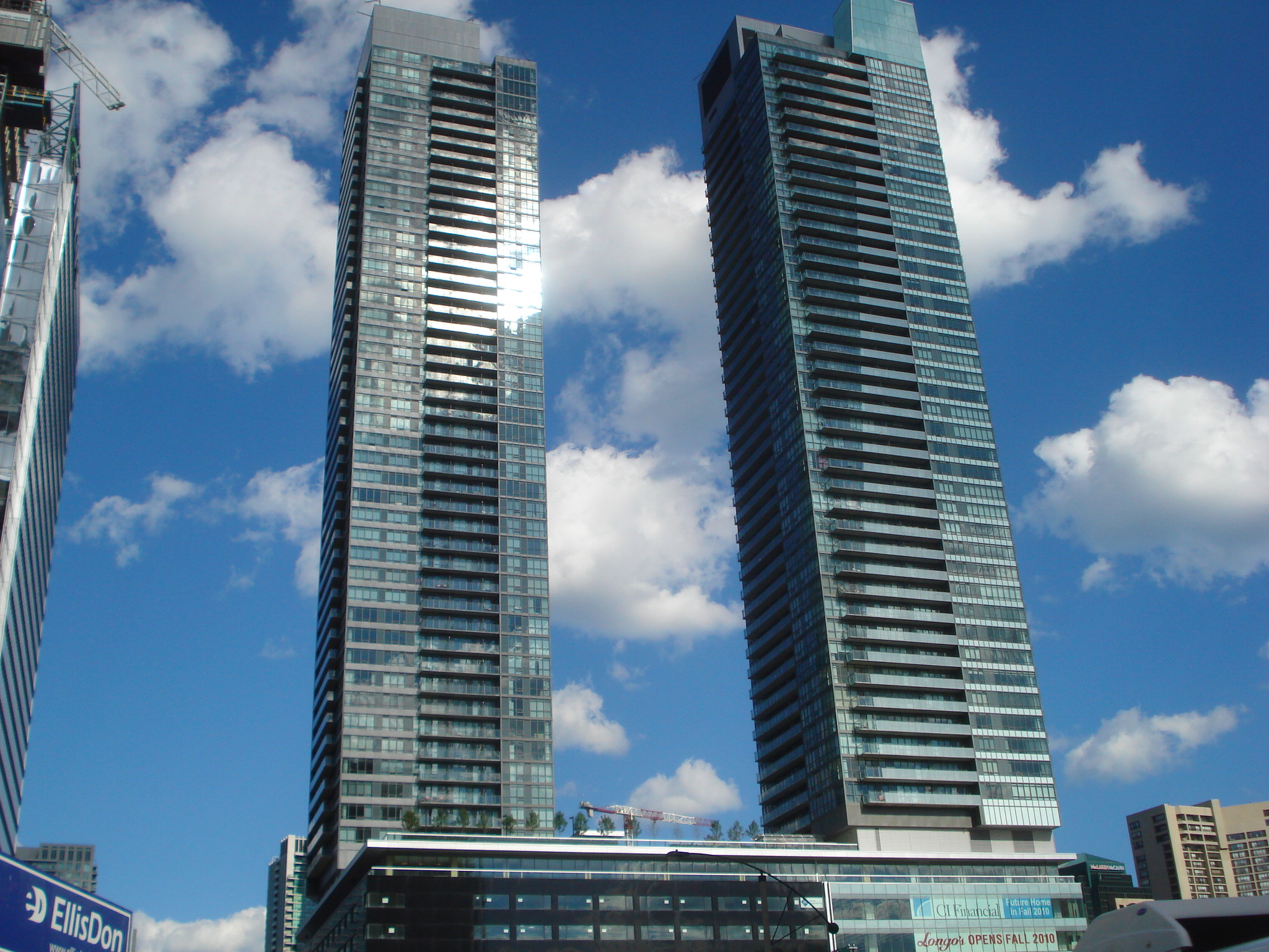 Two Towers 50 Storeys 